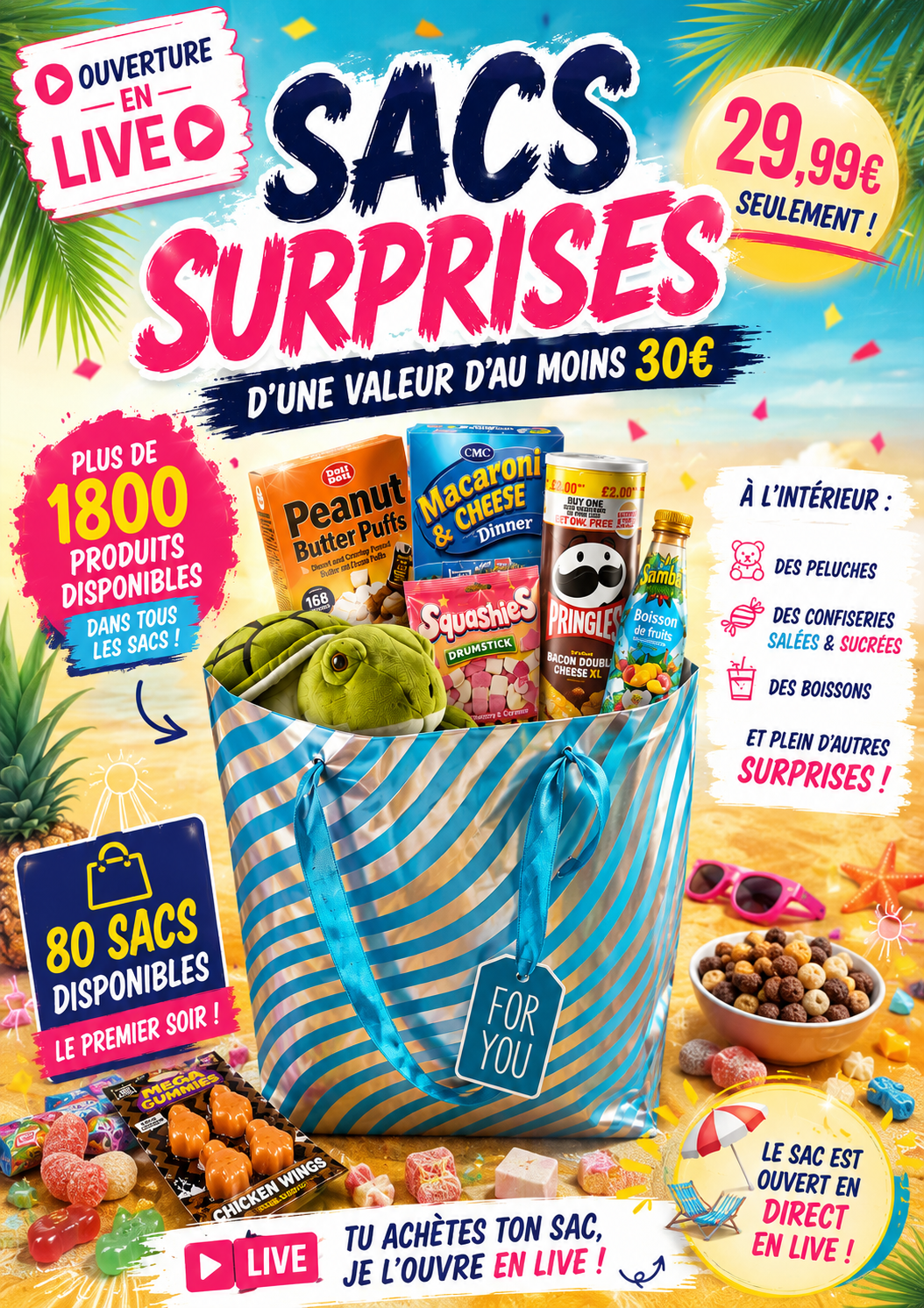 Sac Surprise Summer Édition ☀️ (x1)