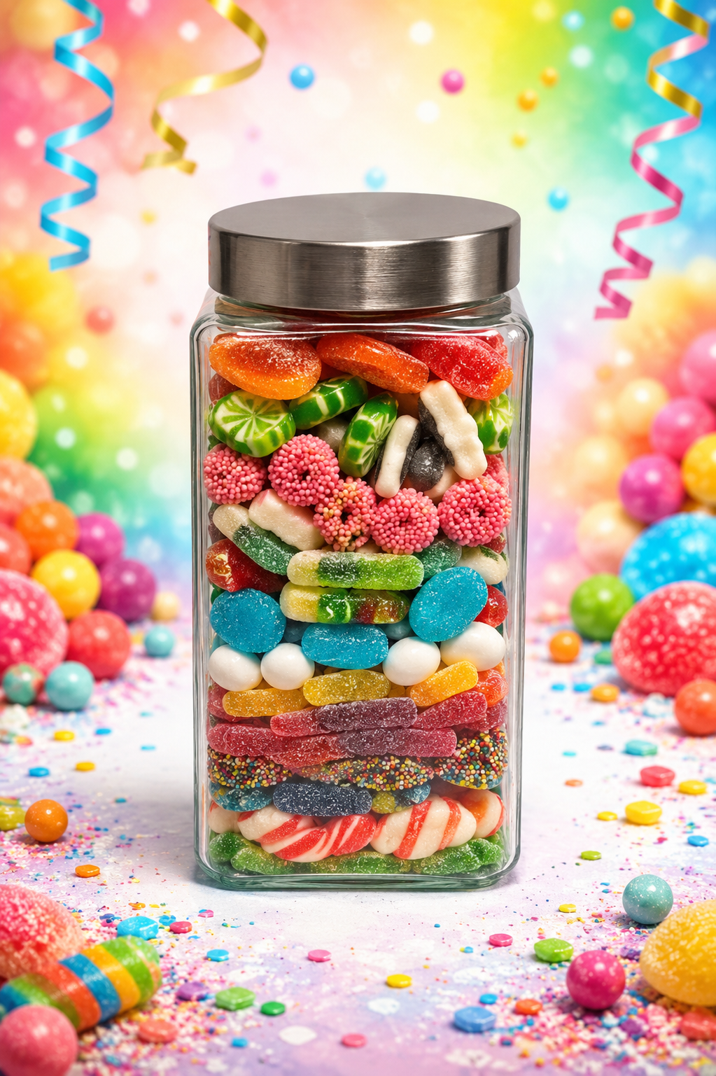Bonbonnière à Personnaliser en live + Dédicace sur le couvercle (1,2KG)