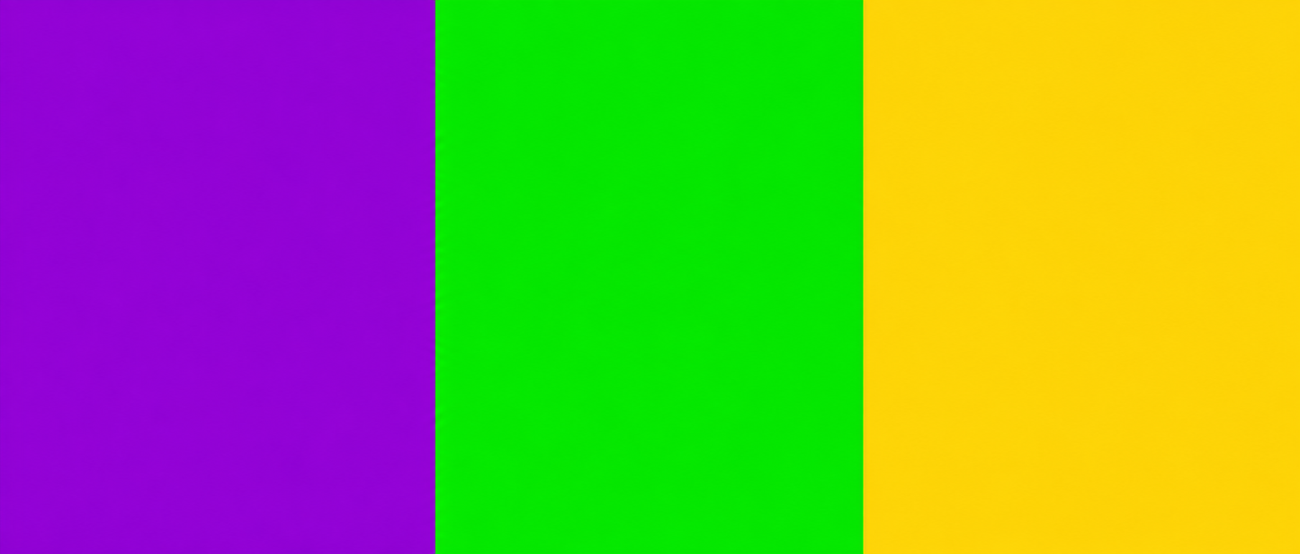 Violet, Vert ou Jaune
