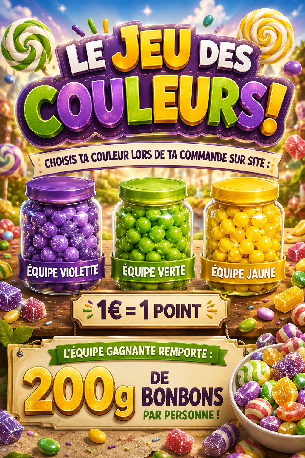 Jeu des couleurs (une par personne)