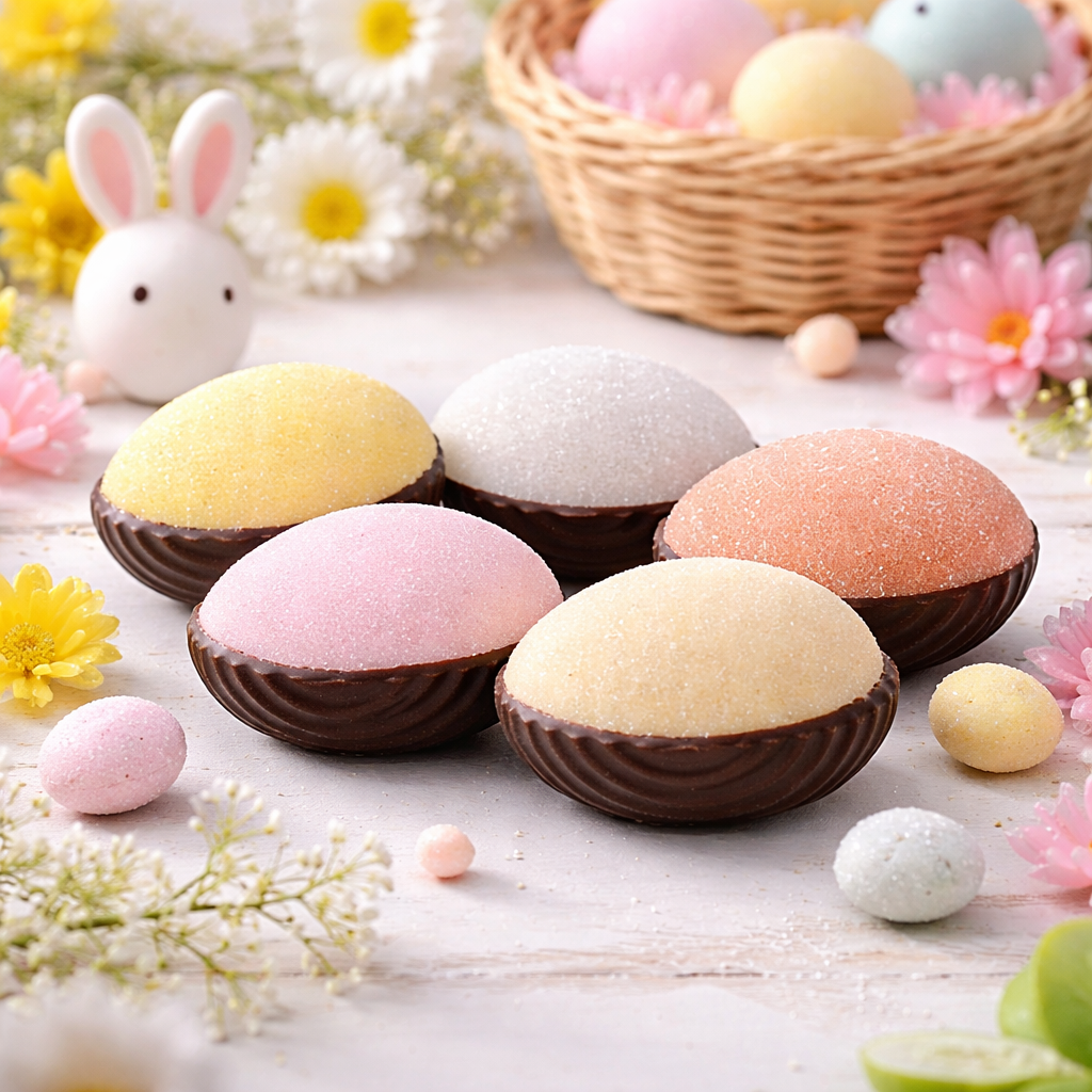 Œufs Chocolat Noir 1/2 sucre fondant (x10) - Chocolaterie Belge (Duc do)