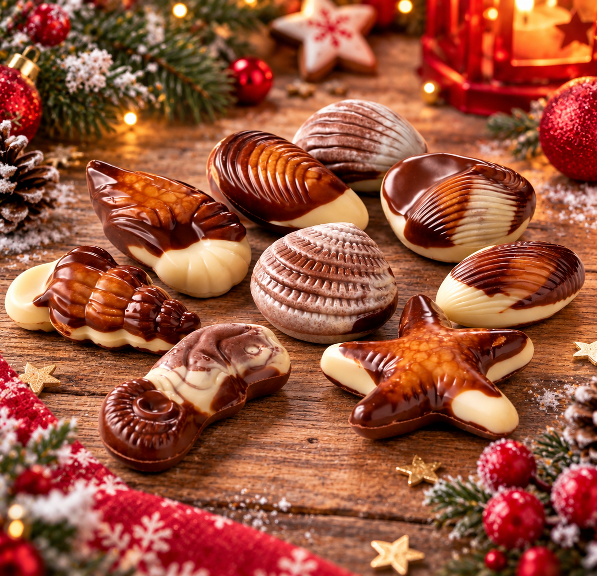 Chocolats Fruits de mer Praliné (x5)