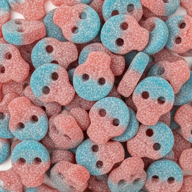 Crâne Bubblegum (100g) - Bonbons Suédois