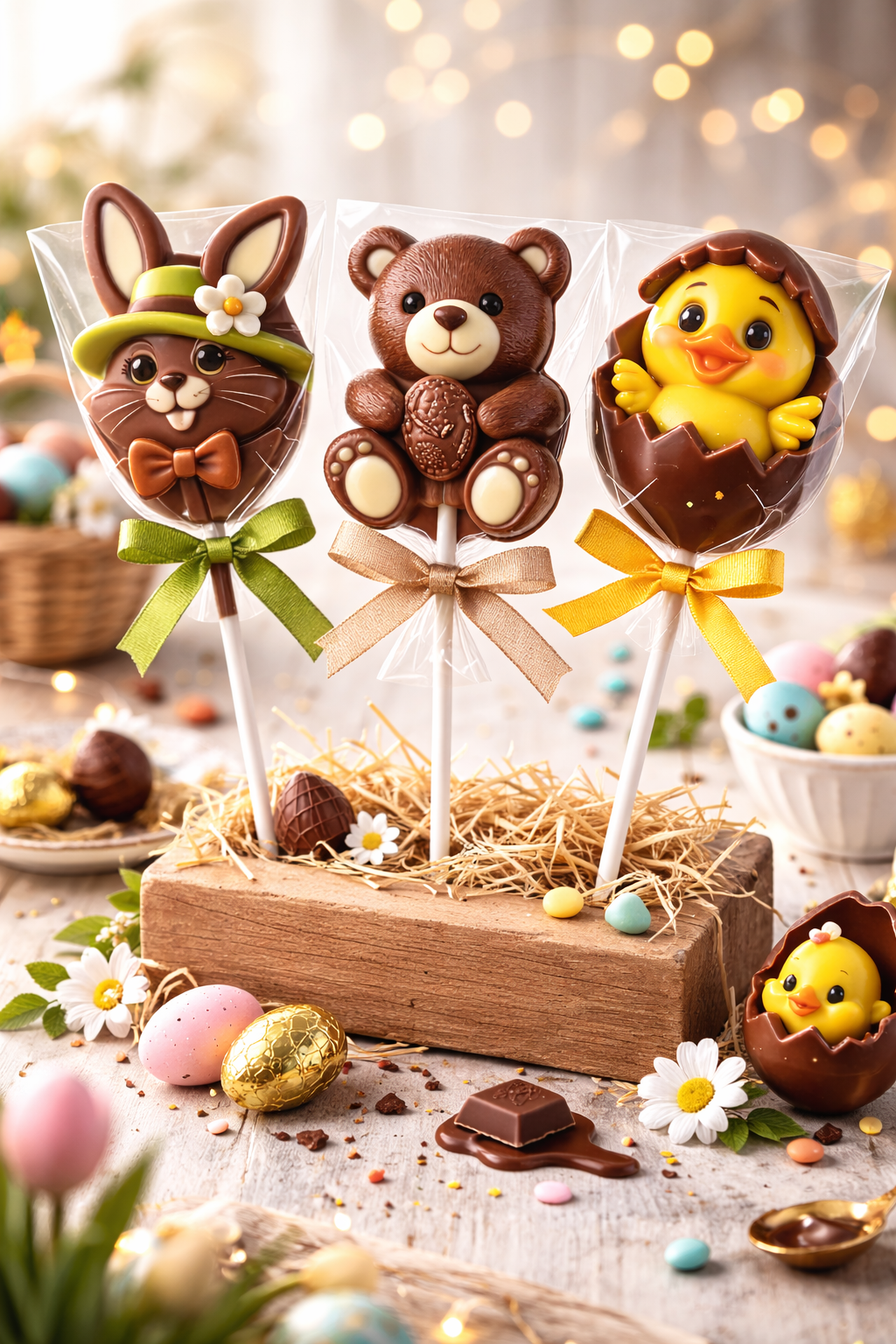 Sucette Chocolat Pâques (x1)