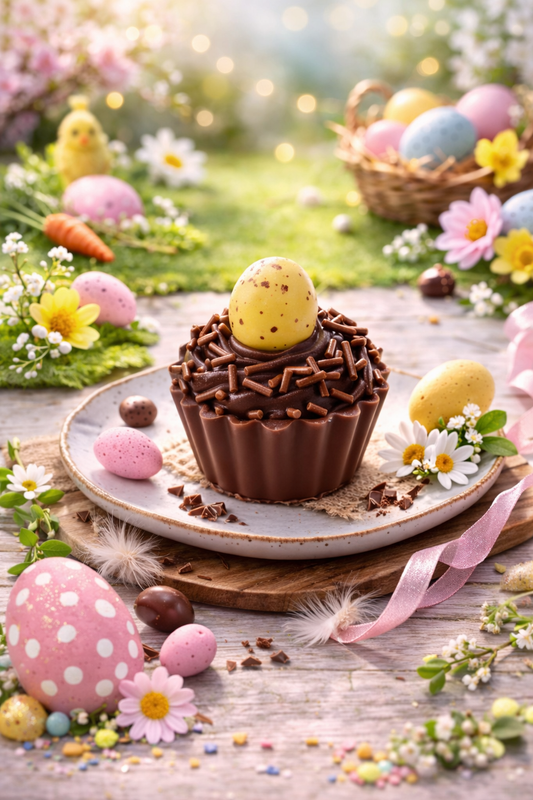 Cupcakes Ganache Nid d’oiseaux (x2) - Chocolaterie Belge (Pralibel) -20%