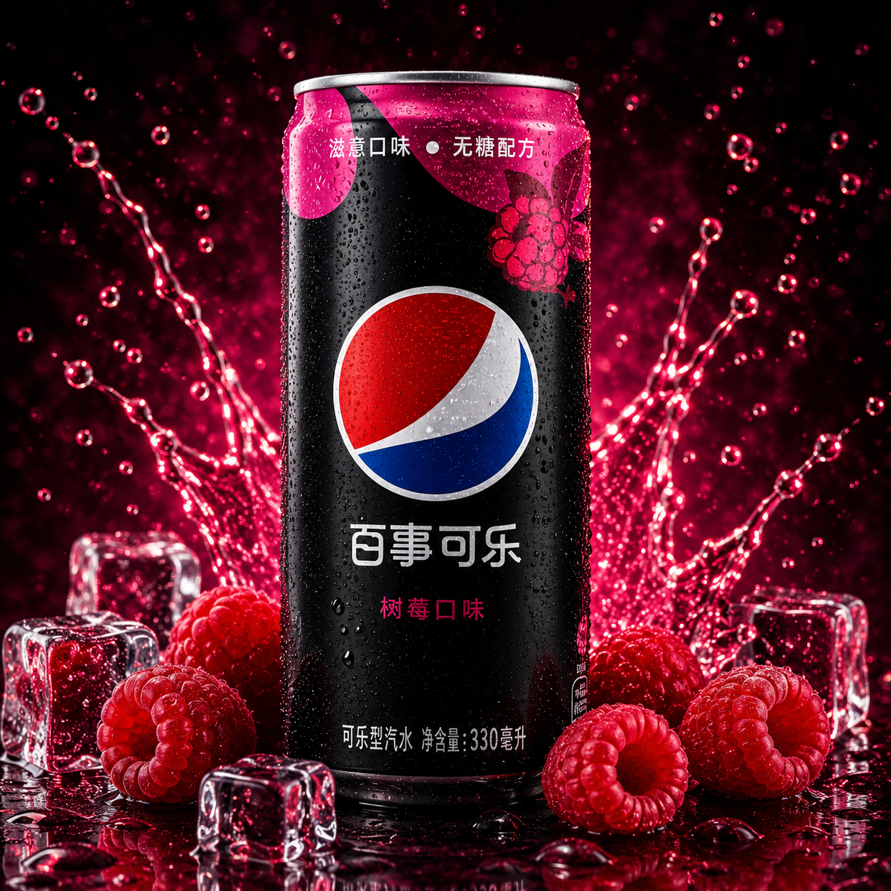 Pepsi Framboise Zéro 🇯🇵 (33cl)