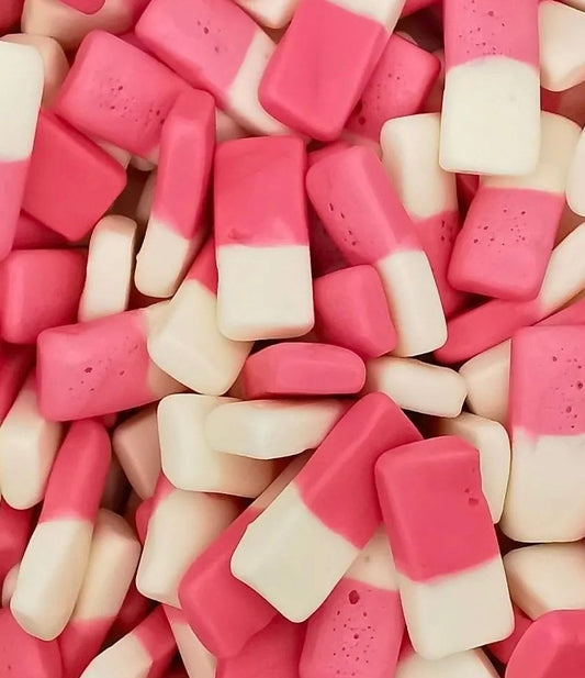 Squashies Framboise / Lait - Bonbons Anglais (50g)