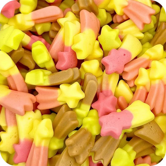 Squashies Étoiles - Bonbons Anglais (50g)