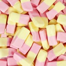 Squashies Rhubarbe/Crème anglaise - Bonbons Anglais - (50g)