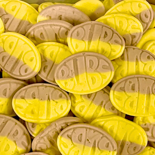 Bubs Banane/Caramel Ovale (100g) - Bonbons Suédois