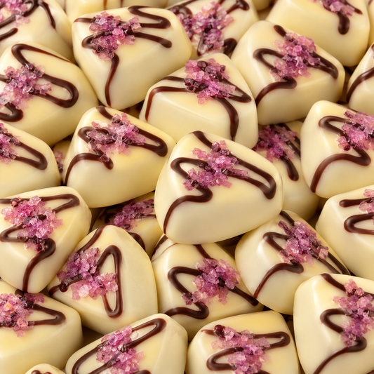 Ganache aux baies - Chocolat Blanc (x5)