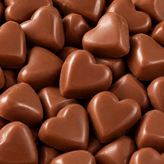 Cœur Guimauve - Chocolat Lait (x5)